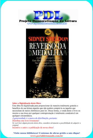 O Reverso da Medalha Sidney Sheldon